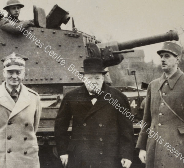 Photo shows from left to right: General [Wladyslaw] Sikorski [Prime Minister of Poland]