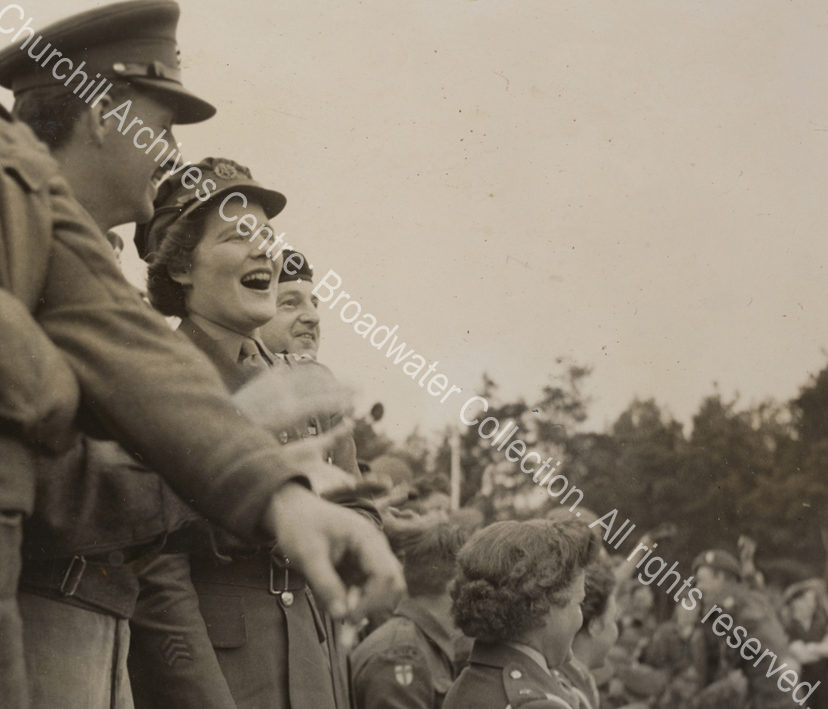 Photo shows Mary Churchill [later Mary Soames]