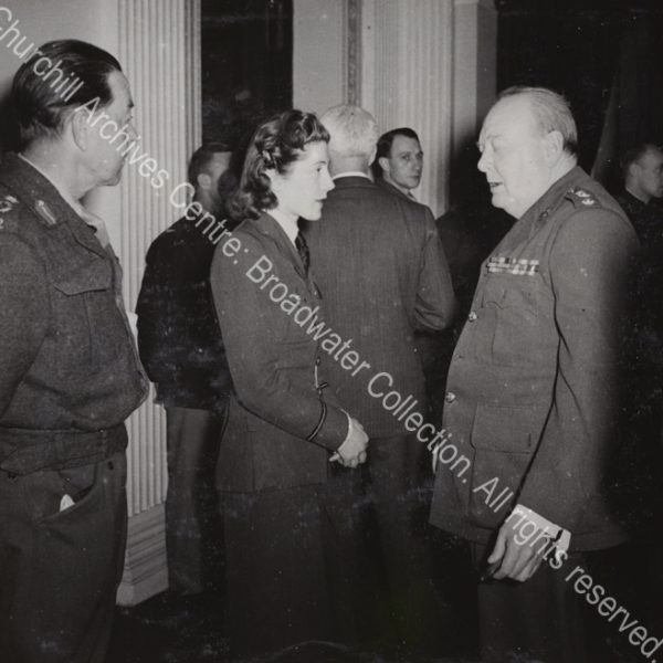 Photo of WSC and Sarah Churchill [earlier Sarah Oliver