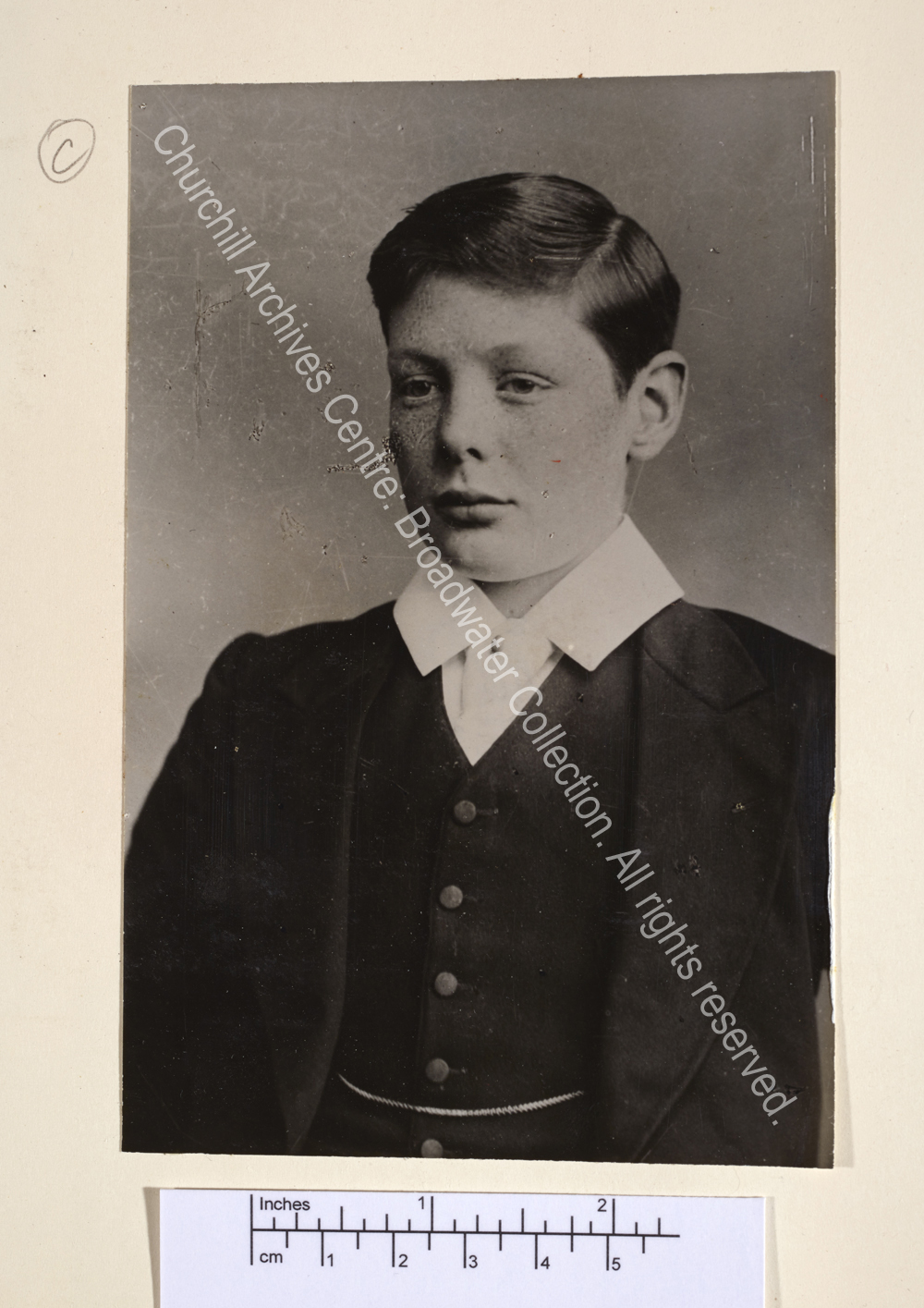 Portrait photograph of WSC in school uniform.
