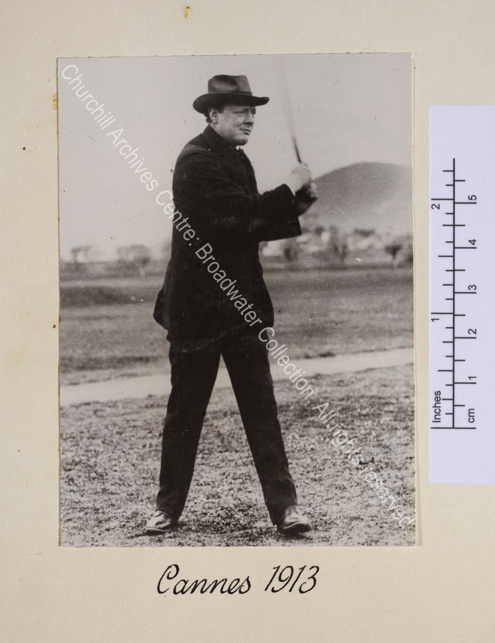 Photo shows WSC playing golf.