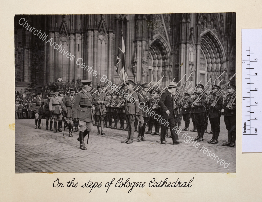 Photo shows WSC and Field-Marshal Sir Henry Wilson