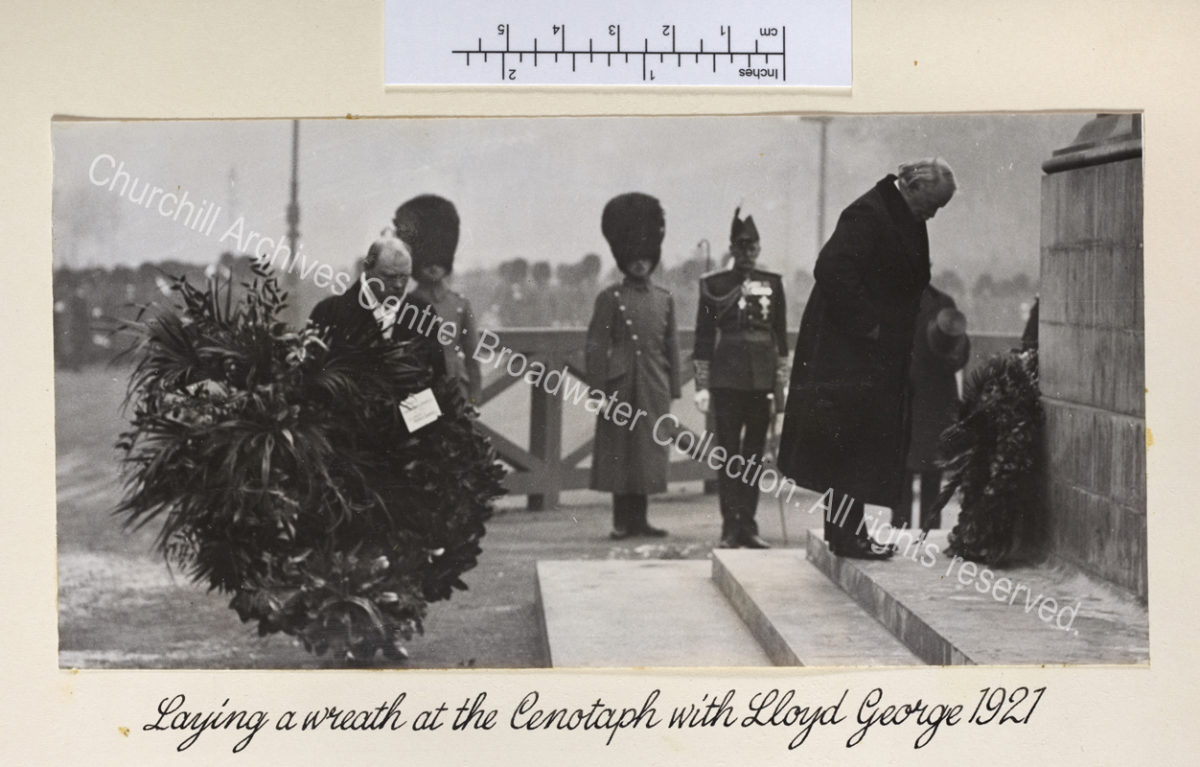 Photo shows David Lloyd George