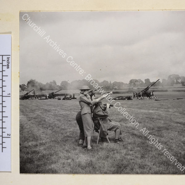Photo shows WSC sitting in a chair