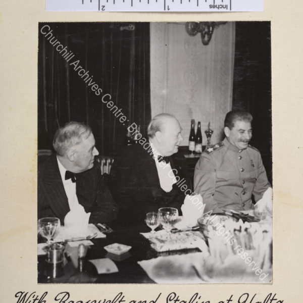 Photo shows Roosevelt