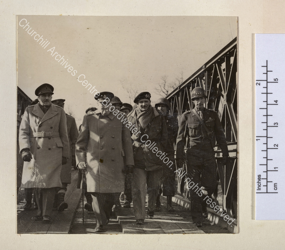 Photo shows from left to right: Field Marshal Sir Alan Brooke