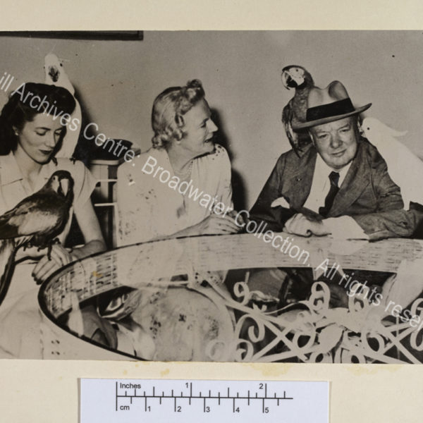 Photo shows Sarah Oliver [earlier Sarah Churchill