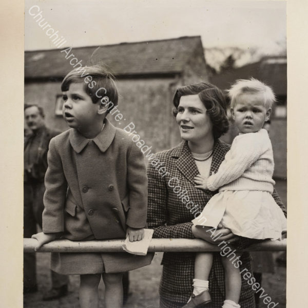 Exterior photo showing Mary Soames [earlier Mary Churchill]