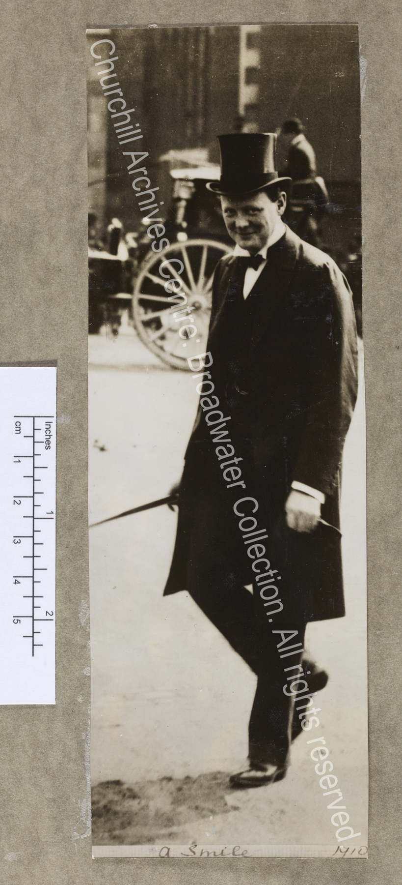 Full length photograph of WSC walking in the street