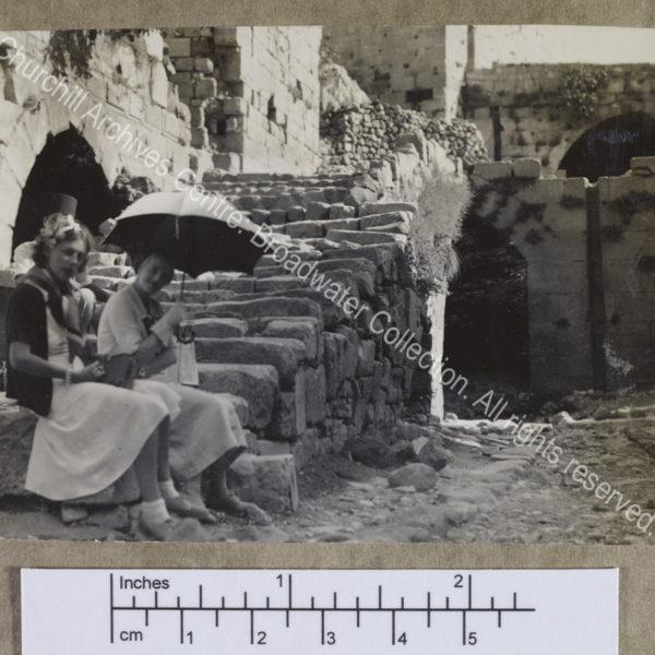Photograph of CSC and [? Josephine "Posy" Guinness