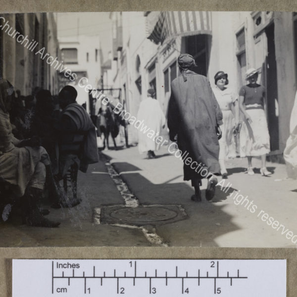 Photograph of a Middle Eastern street scene