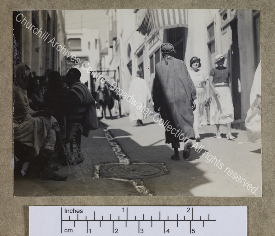 Photograph of a Middle Eastern street scene