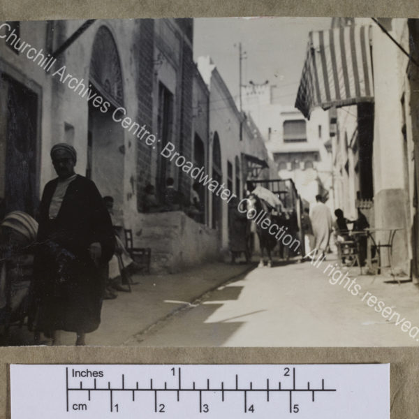 Photograph of a Middle Eastern street scene