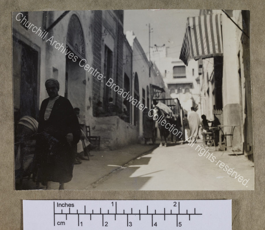 Photograph of a Middle Eastern street scene